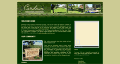 Desktop Screenshot of cordovahoa.com